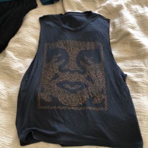 OBEY cutoff tee Small